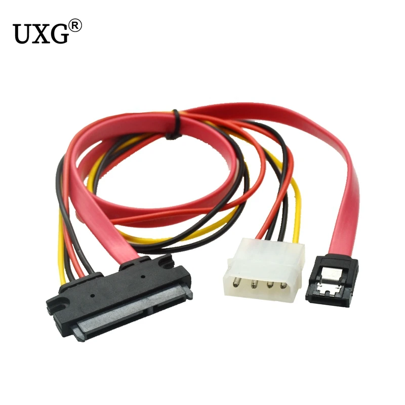 30 см/50 см 22PIN 7 + 15 Pin SATA к 7Pin SATA Дата-кабель 4-контактный Molex к последовательному ATA свинцовый кабель molex к sata адаптер питания