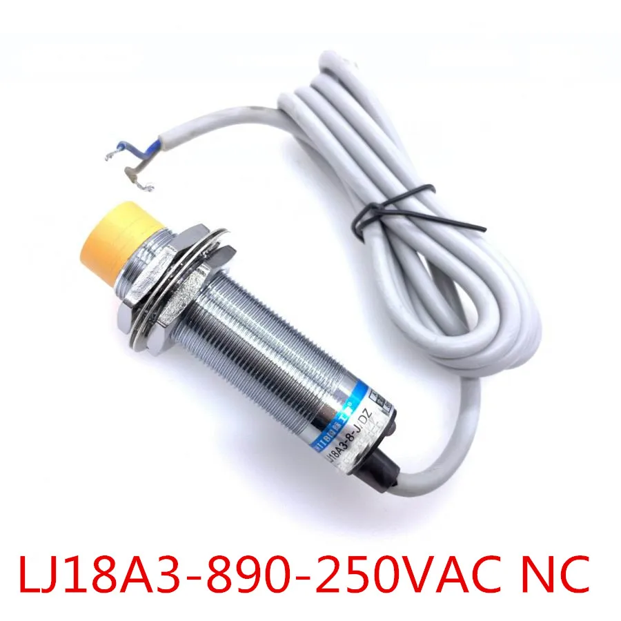 

5PCS M18 Inductive Switch Sensor 90-250VAC / 6-36VDC 2-Wire NO NC Sn-8mm 300mA LJ18A3-8-Z/EX LJ18A3-8-J/EZ