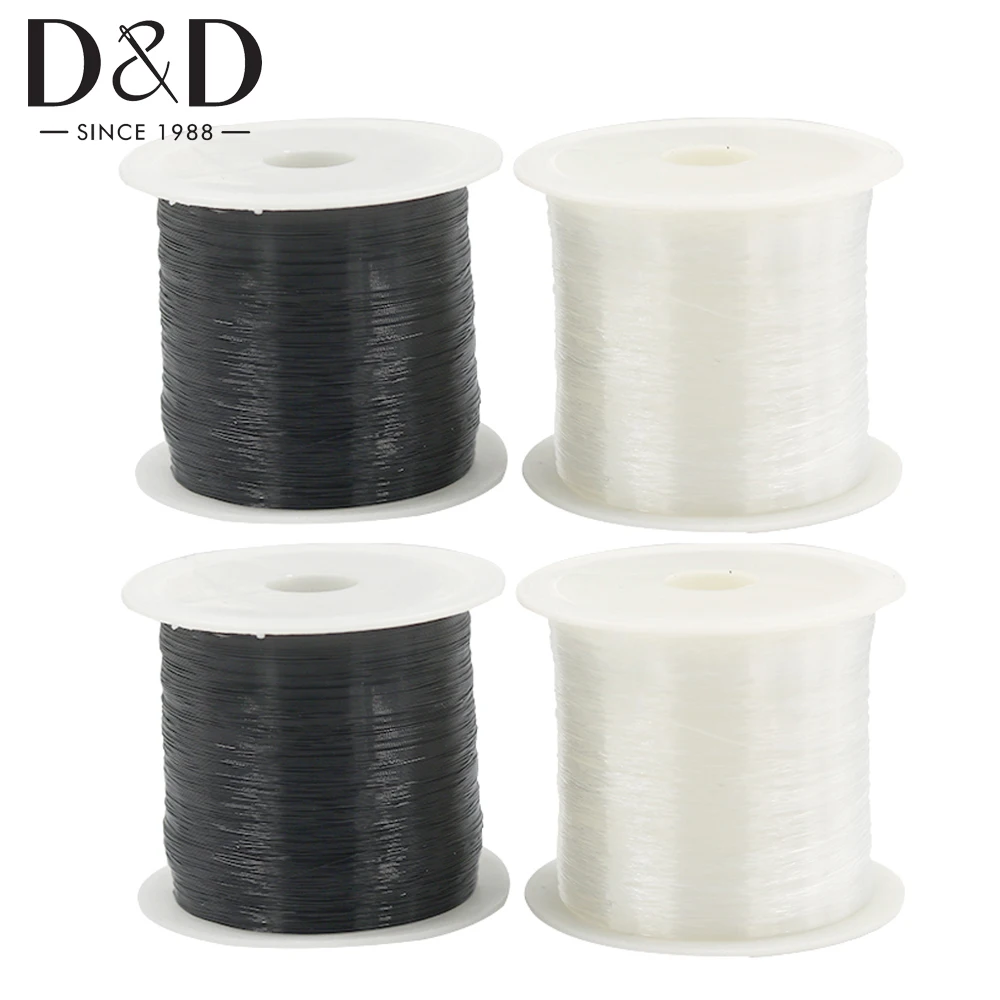 80m/Roll 0.2mm Transparent Inelastic Nylon Thread DIY Beading Thread Bracelet Jewelry Wedding Clothing Sewing Thread