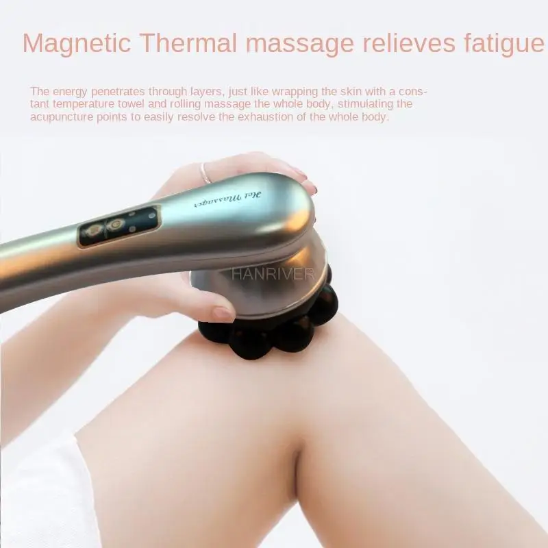 Multifunctional magnetic handheld full-body massage thermal imager, mechanical beauty, meridian heating, electromagnetic therapy