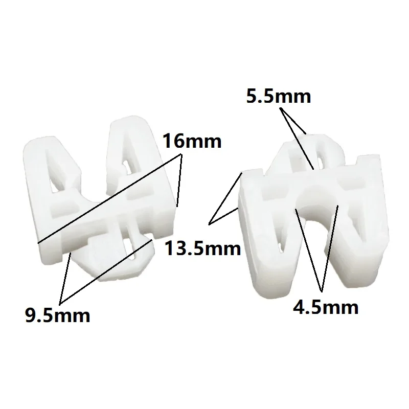 Car Vehicle Seat snaps clip white plastic Retainers auto seat fastener clamp For JAC