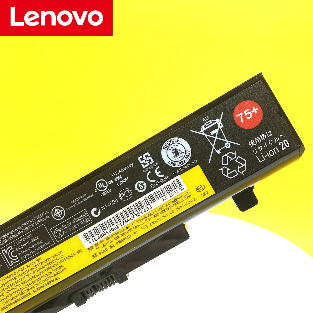 Imagem -04 - Original 45n1042 45n1043 para Lenovo Thinkpad Edge E430 E440 E431 E435 E530 E531 E535 E540 E430c E545 Bateria do Portátil Novo