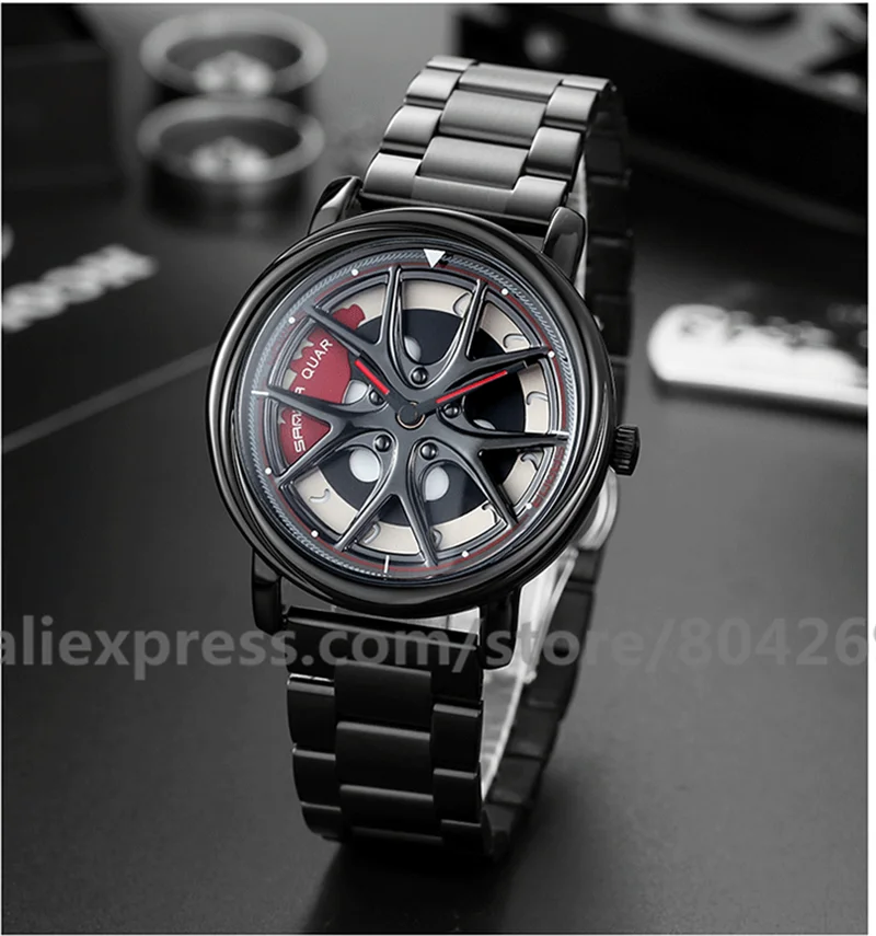 

50pcs/lot Mens Metal Watch High Quality Wristwatch Mens Rotate Hot Sales