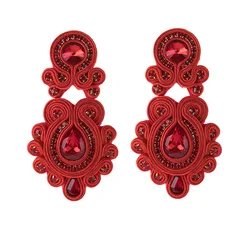 KpacoTa Soutache jewelry making Earrings Bracelets Set jewelry Handmade Soutache Earring delicate bracelet women Fashion Weaving