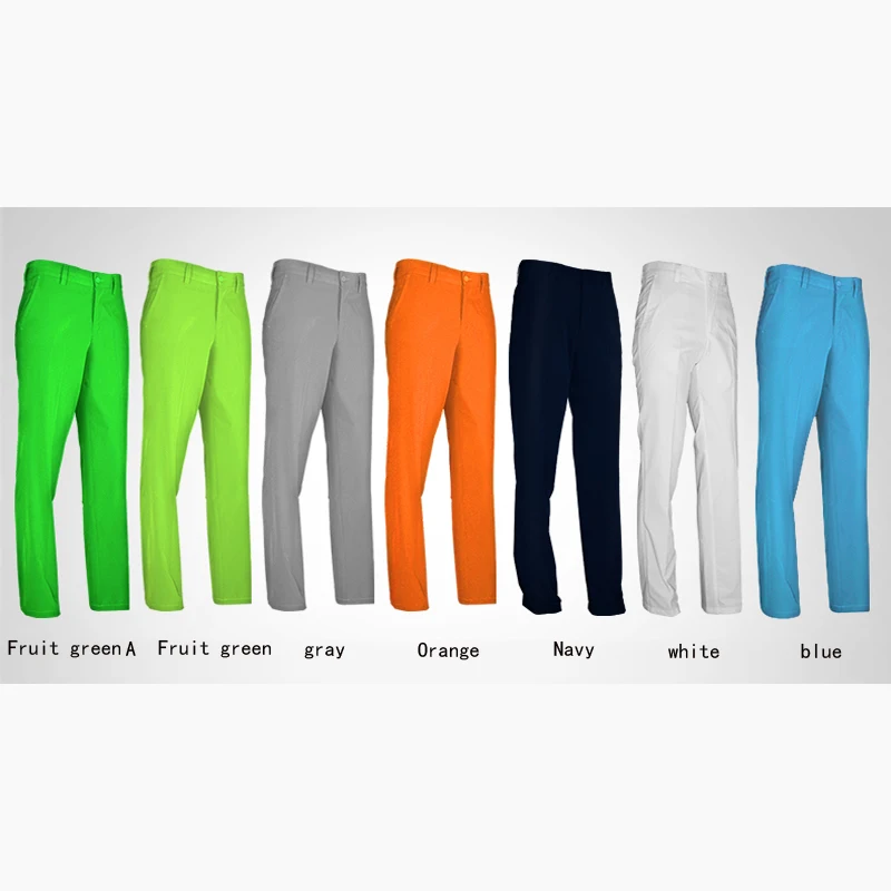 4XL Professional Men Thin Sportswear Slim Long Ball Pant Loose Tennis Baseball MaleTrousers Version De Golf Pour Hommes Clothes