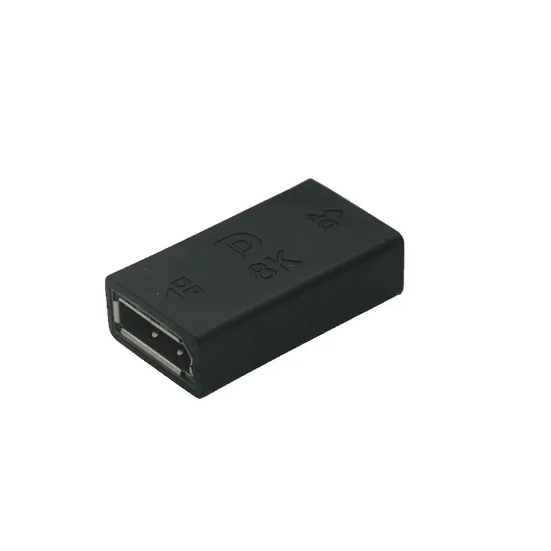 Adaptador Displayport en ángulo recto, convertidor DP 4k/60Hz 2K/144Hz, ángulo de 90 grados, 1,4