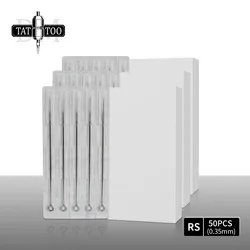 50pcs Round Shader Tattoo Needles Sterilize 3RS 5RS RS 9RS 11RS 13RS 15RS 0.35MM Disposable Tattoo Needle Tattoo Supplies