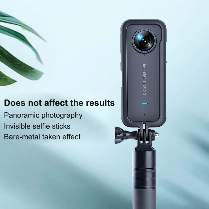 ل Insta360 واحد X2 واقية إطار الحال 1/4 برغي هول كاميرا ترايبود محول جبل ل Insta360 واحد X2 عمل ملحقات الكاميرا