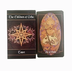 Children of Litha Tarot Card Divination Deck English Version Entertainment Board Game PDF Guidebook