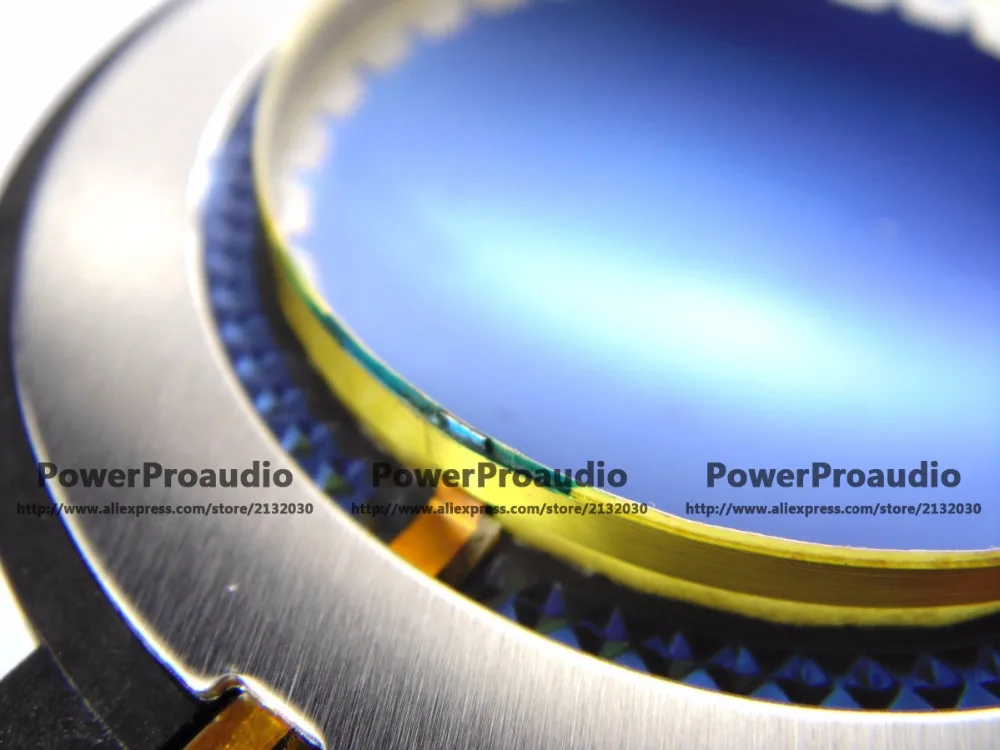 2 pcs of 44.4mm Replace P-Audio BMD-440 450 SRM-450 C300Z diaphragm blue ALR  Voice coil