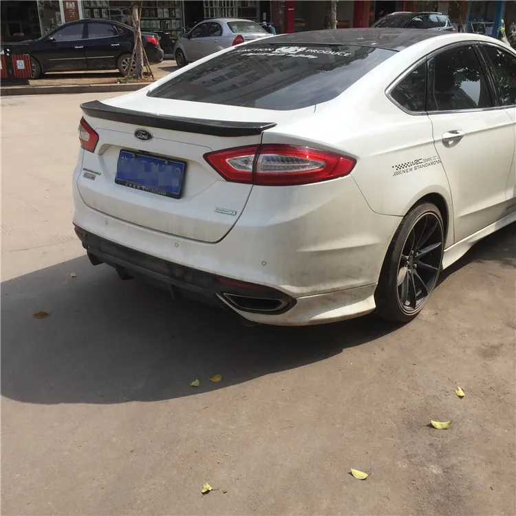 For FORD Mondeo Spoiler 2011-2013 Mondeo spoiler High Quality ABS Material Car Rear Wing Primer Color Rear Spoiler