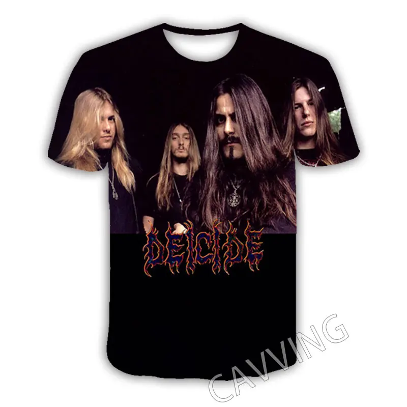 New Fashion Women/Men's 3D Print  DEICIDE  Band  Casual T-shirts  Hip Hop Tshirts Harajuku Styles Tops Clothing