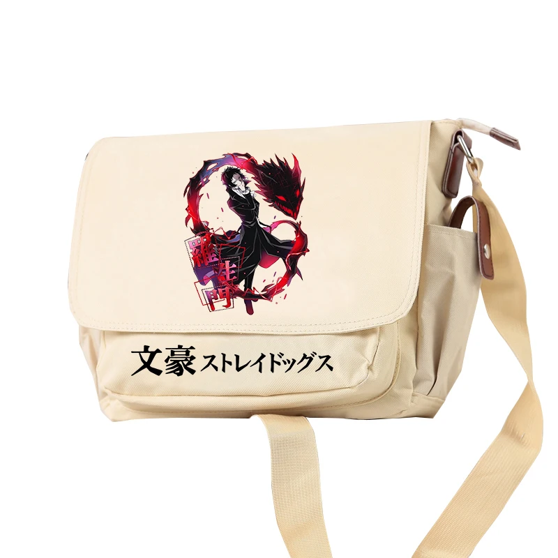 Oxford School Bags Anime Travel Shoulder Bags Cartoon Students Bookbag Women Crossbody Bags Kawaii Handbags