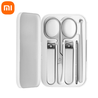 5in1 Xiaomi Mijia Nail Clipper Stainless Steel Set Trimmer Pedicure Care Clippers Earpick Nail File Professional Beauty Tools