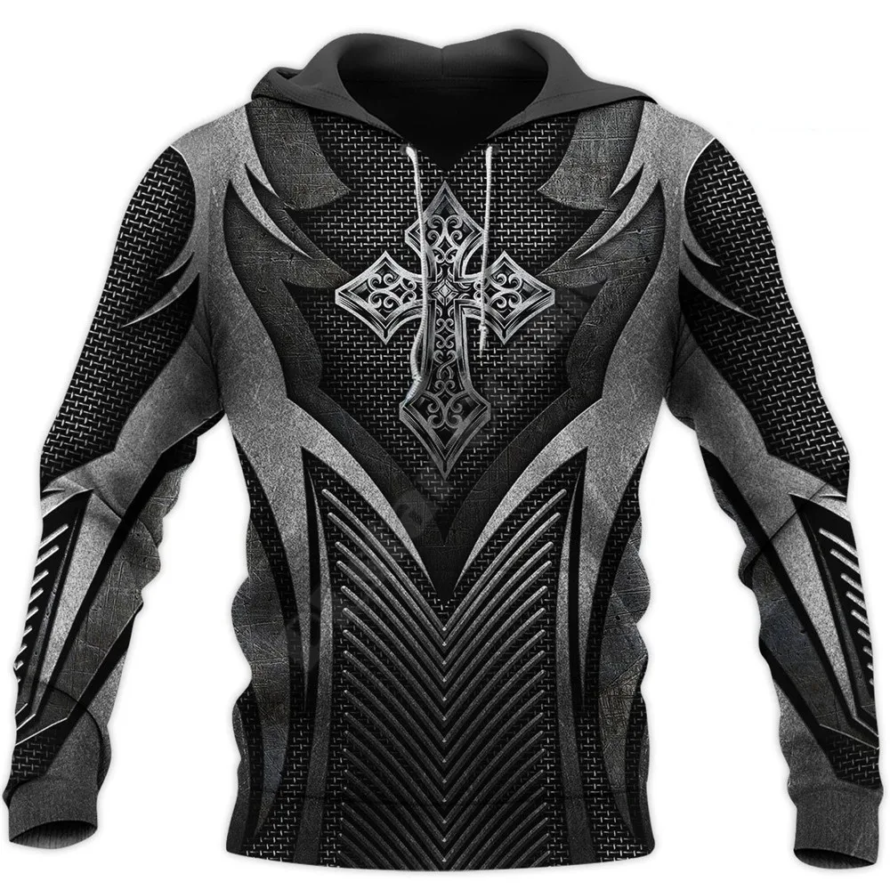 Irish Armor Warrior Chainmail 3D Printed hoodies Sweatshirt zipper hoodies women For men Pullover Cosplay Costumes 01