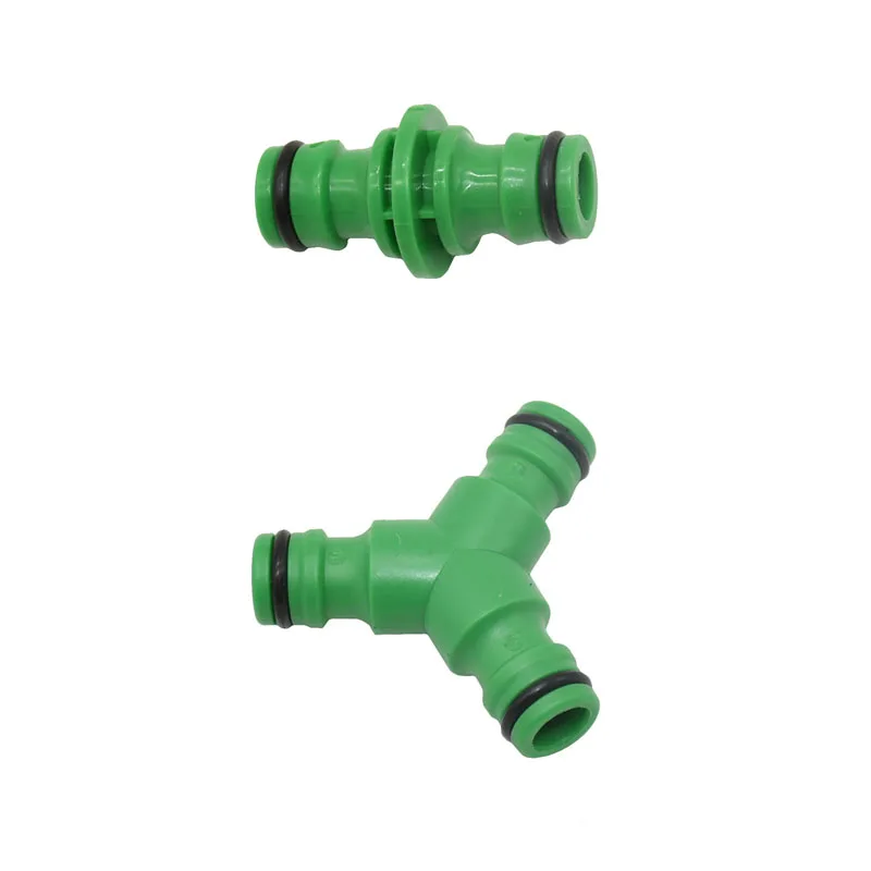 

5/8" Y 3-way Quick Connectors 2-way Nipple Connector Garden Hose Repair Joint 16mm Fittings 100Pcs