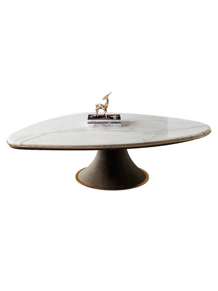 Nordic light luxury marble coffee table