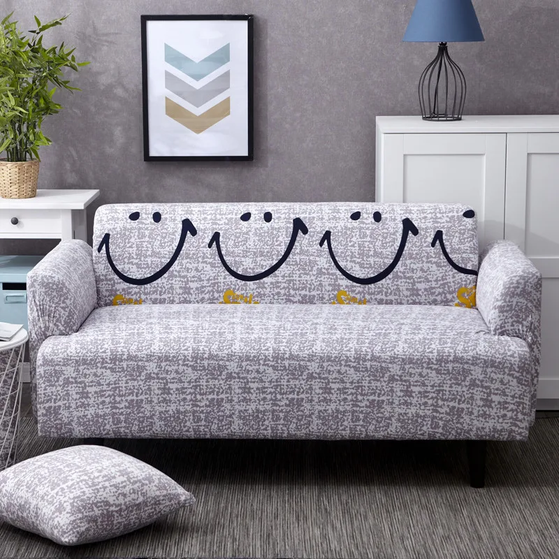 Modern Elastic Sofa Cover for Living Room Spandex Sofa Slipcovers Tight Wrap All-inclusive Couch Cover Furniture Protector