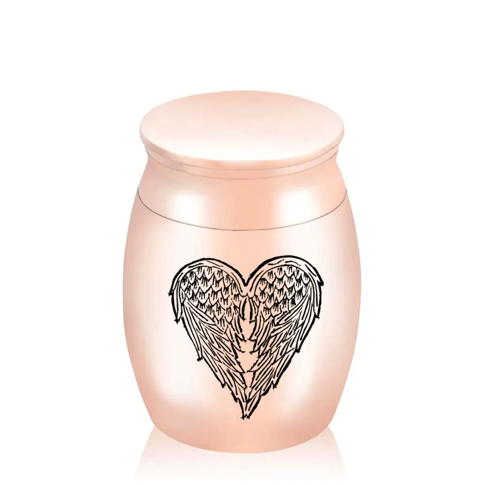 Loving Angel Wings Cremation Urns for Human Pet Ashes Useful for Funeral, Burial, Columbarium or Home Place, Mini Small /Large