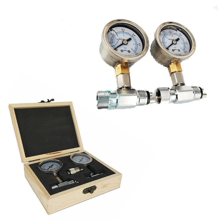 1pcs New turbine Manometer For Dental Air Pressure Gauge Test Air Pressuredental chair unit spare parts