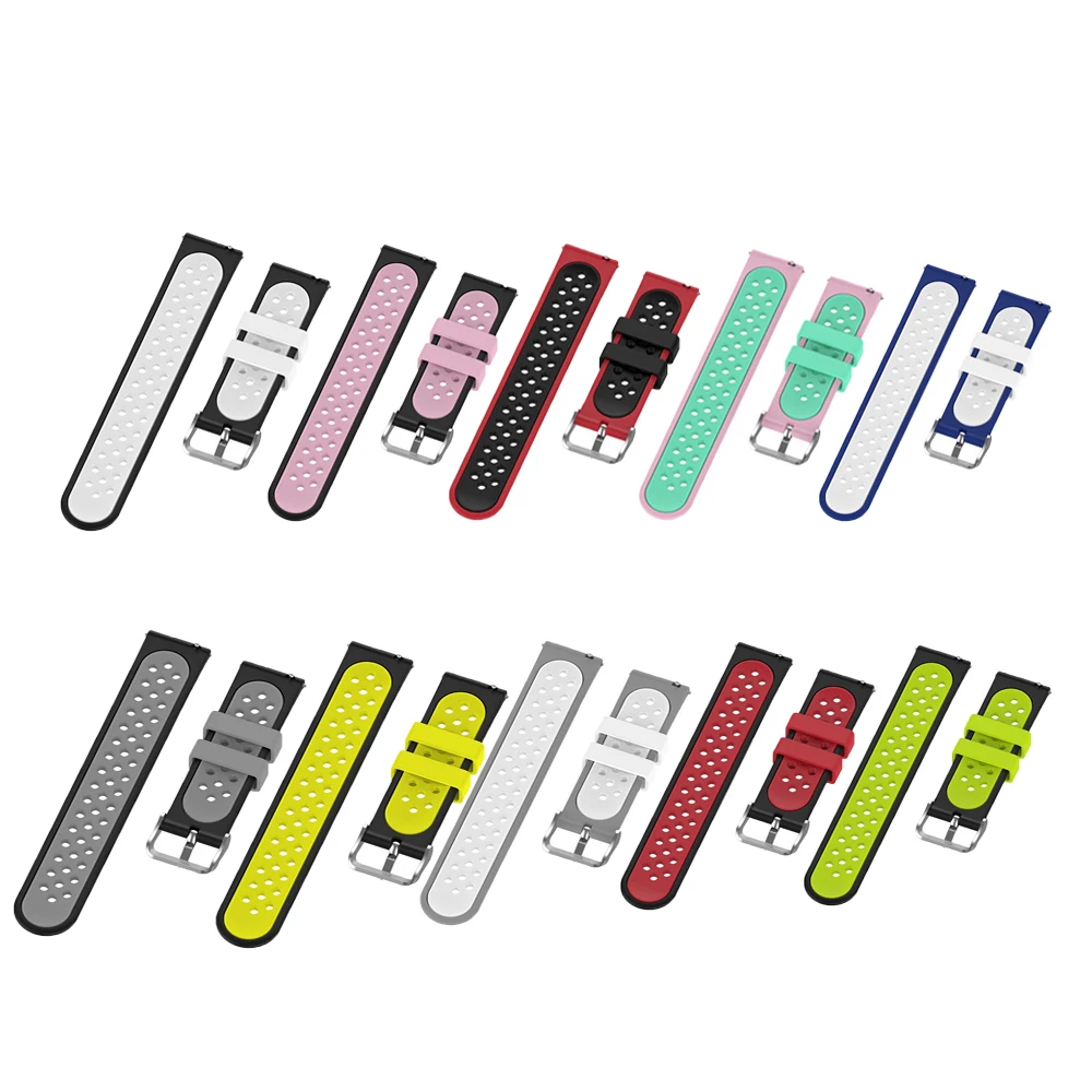 Pulseira de substituição de silicone, 20mm, para garmin vivoactive3, vivomove hr, pulseira de relógio inteligente para garmin vivoactive 3, pulseira de música