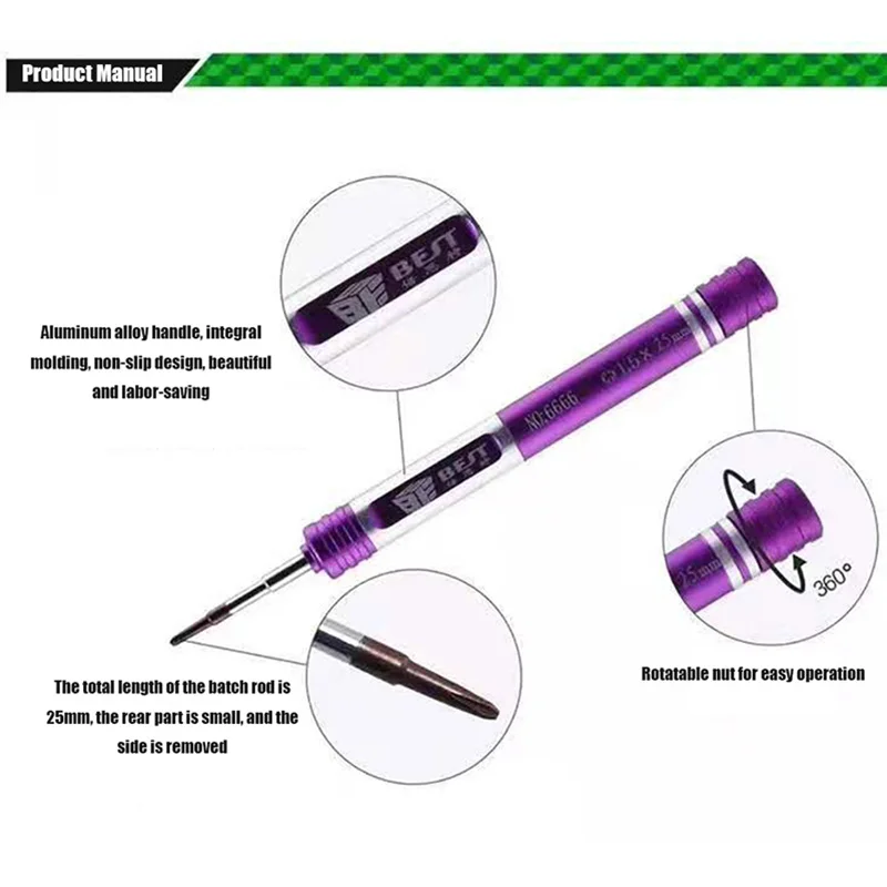 7 In 1 Mobile Phone Repair Tools Screwdrivers Set Kit For IPhone Cell Phone Opening Screen Pry Repair Tool Kits Screwdriver Set