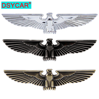 DSYCAR 1Pcs 3D Animal Car Decoration Metal Eagle Adhesive Car Badge Emblem Sticker for Universal Cars Moto Bike