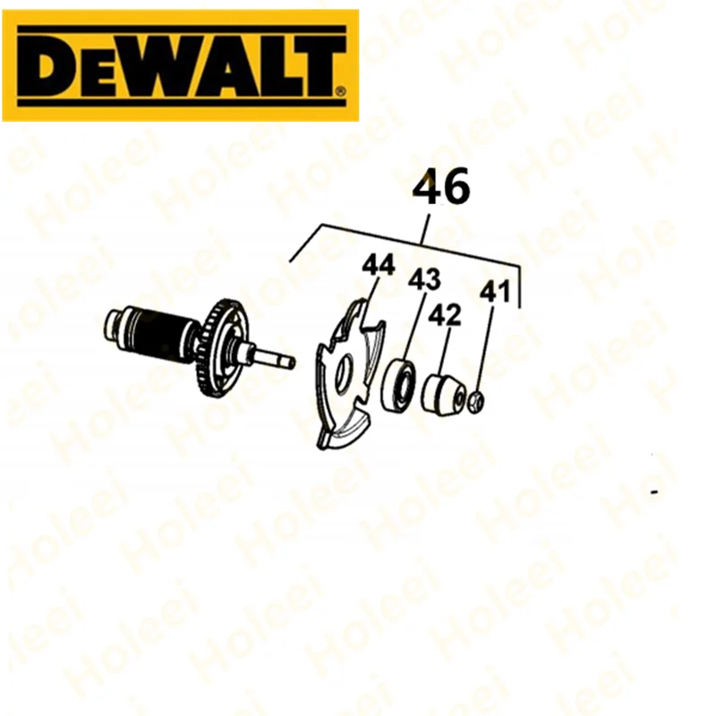 

220-240 Якорный ротор для DEWALT DCM848 N758870