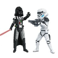 3300pcs+ Star Wars Darth Vader Diamond Building Blocks Movie Yoda Stormtrooper Action Figures Toys Micro Blocks For Kids