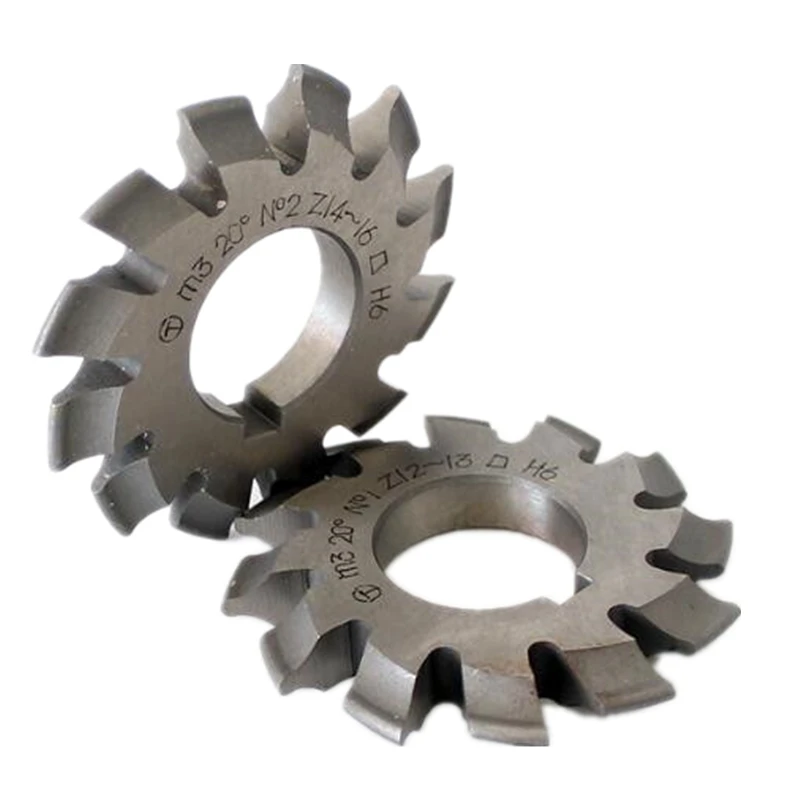 DP12 DP14 DP16 DP18 DP20 DP22 DP24 modulus PA14.5 degrees 1-8# 8pcs/let HSS Gear cutter Gear Milling cutter  Free shipping