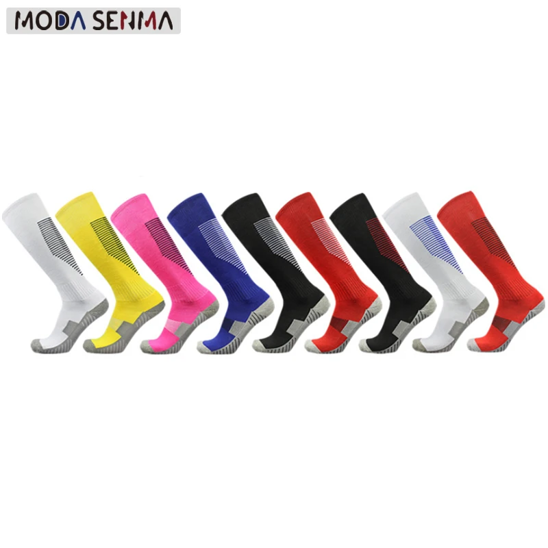 New Football Socks Men's Long Tube Over Knee Children's High Tube Thickened Medium Tube Towel Bottom Antiskid Training Socks