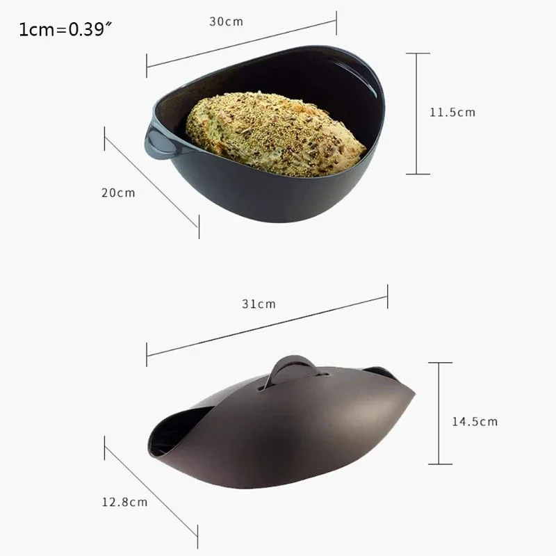 Sartén de silicona para hornear Pan, utensilios para hornear pasteles de grado alimenticio, molde de olla, vaporera de silicona, herramienta de cocina, cuenco