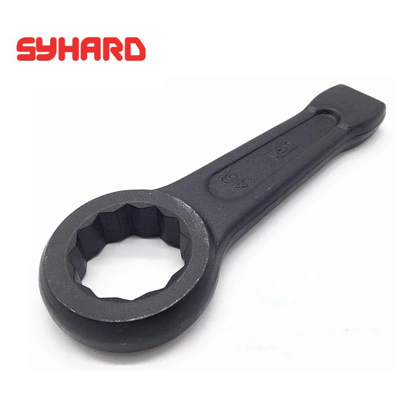 

Heavy Double Offset Ring Spanner For Repairing The Excavator 24-150mm