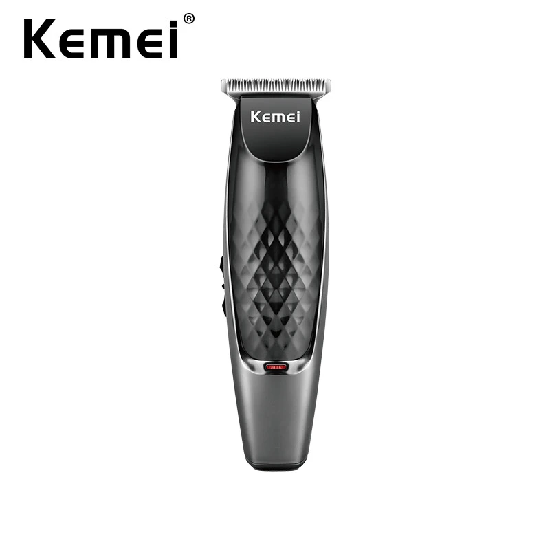 

Kemei Rechargeable Hair Clipper Professional Electric Hair Trimmer Beard Shaver Cordless Stainless Steel Haircut Shaver Machine