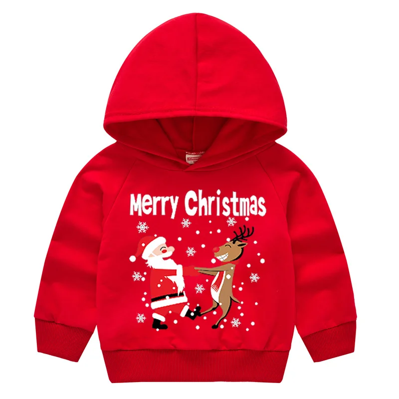 Christmas Tree Baby Boy Hoodies Sweater Clothes Girls Pullover Sweatshirts Tops Cotton Toddler Outfit Kids Jersey 12 3 4 6 Years