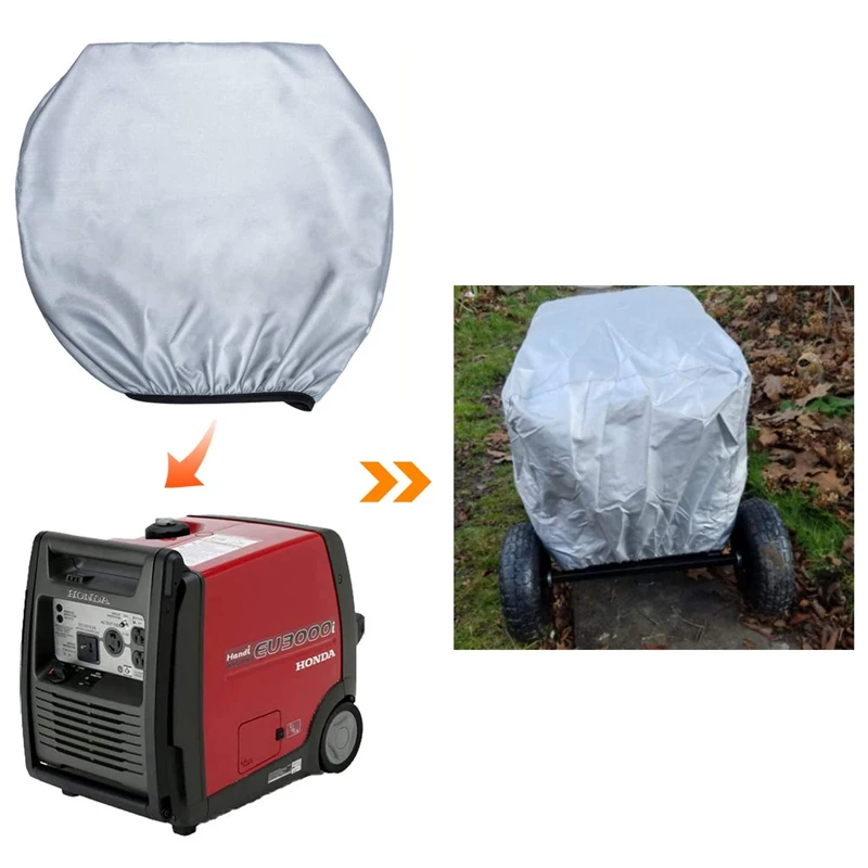 High Quality Durable Polyester Fabric Honda Generator Cover-Waterproof Dustproof Sunproof for Honda EU3000is & Predator 3500