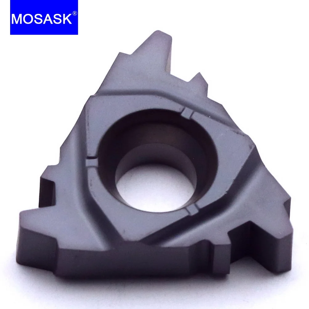 

MOSASK 10 шт. 16 22 ER IR ZP1521 внешняя внутренняя обработка нержавеющей стали CNC токарные трапецевидные резьбовые карбидные вставки