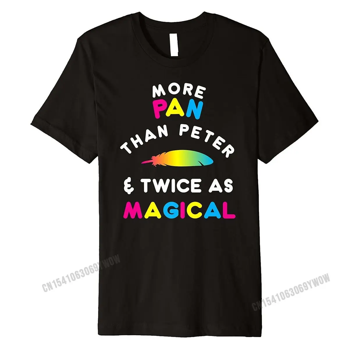 Funny More Pan than Peter Shirt, LGBTQ Pansexual Pride Gift Coupons Casual Tshirts Cotton Men Tops & Tees Cool