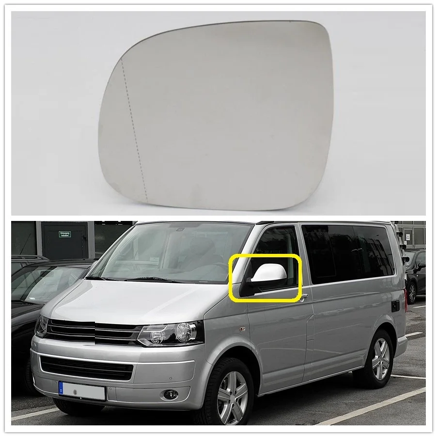 

Left Side For VW Transporter Multivan T5 T6 2010 2011 2012 2013 2014 2015 Left-hand Drive Car-Styling Heated Rear Mirror Glass