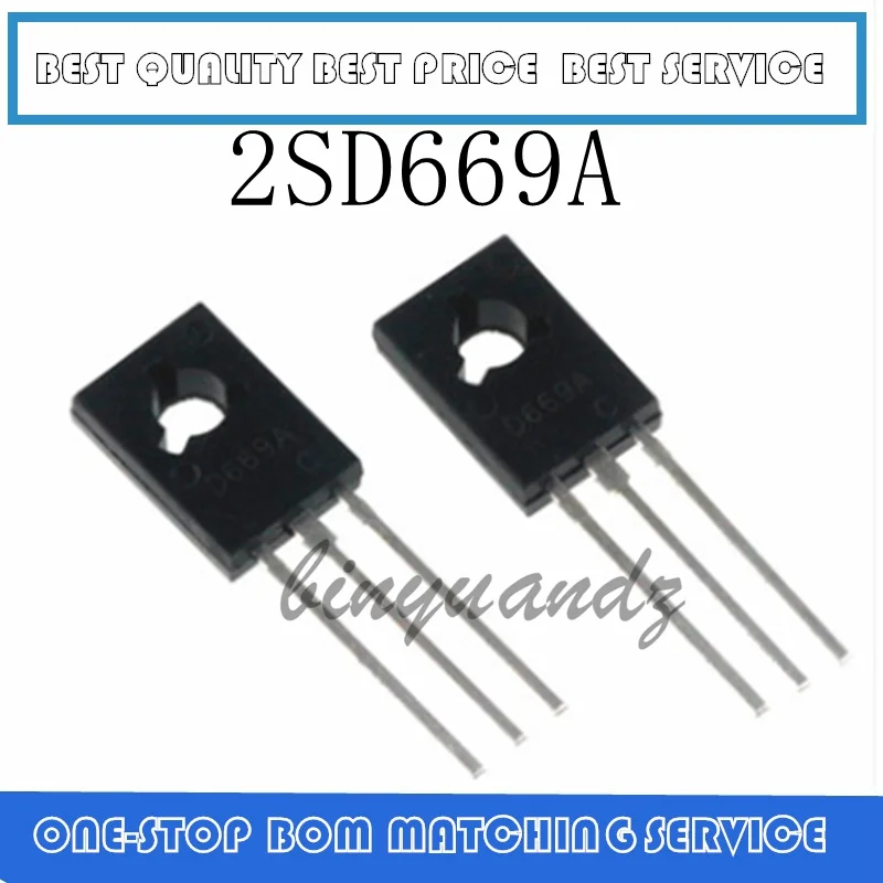 10 قطعة ~ 20 قطعة 2SD669 2SD669A إلى-126