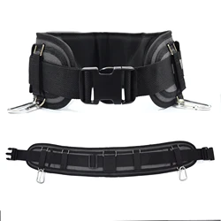 Tool Waist Belt Padded Nail Pocket Apron Padded Duty Heavy Adjustablefor DIY Electrician Carpenter Joiner Reducing Waist Weight