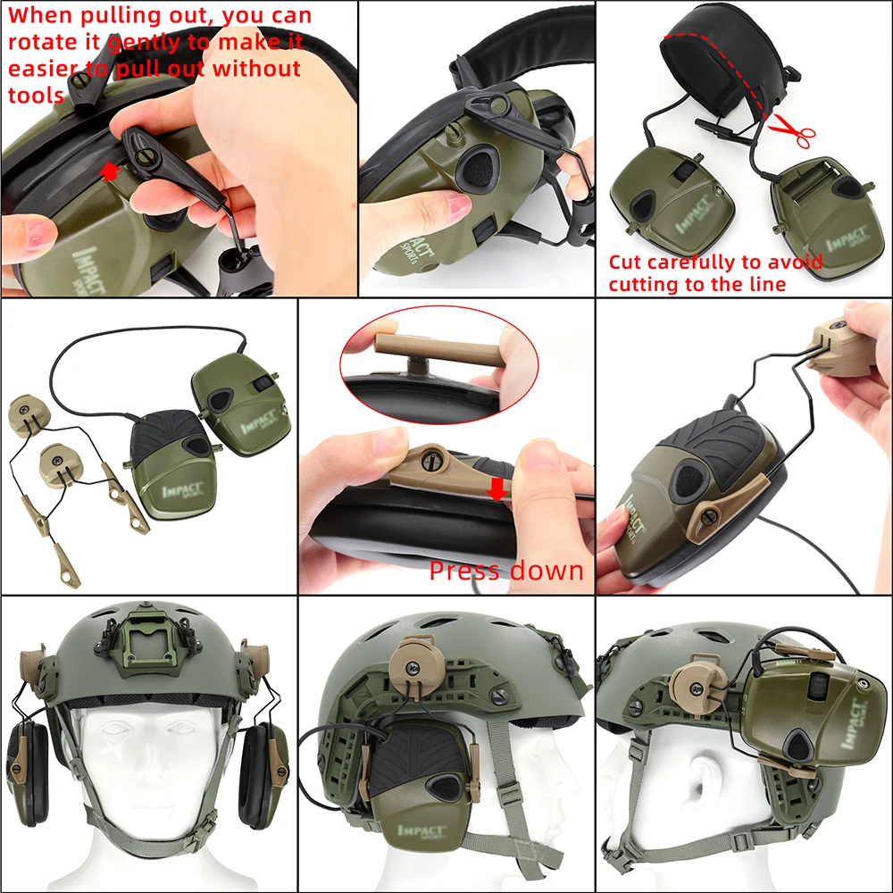 Адаптер для шлема ARC OPS-CORE, для наушников