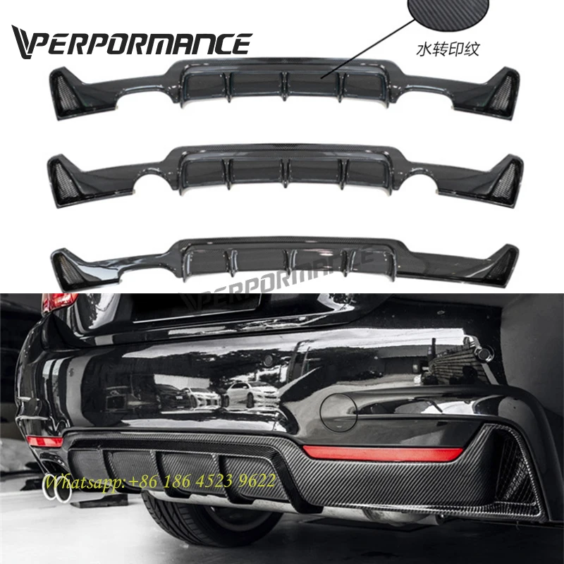 

4S F32 F36 rear diffuser for F32 F36 440i 430 425 420 428 MP style rear bumper lip 2013y to 2018y