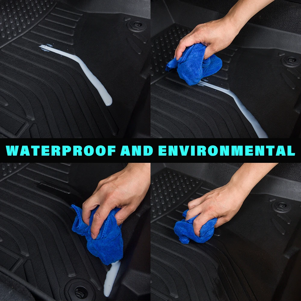 3D Floor Mat for Subaru Forester 3D Waterproof Water Repellent Stain Resistant Washable TPE Rubber Floor Mat Set of 3