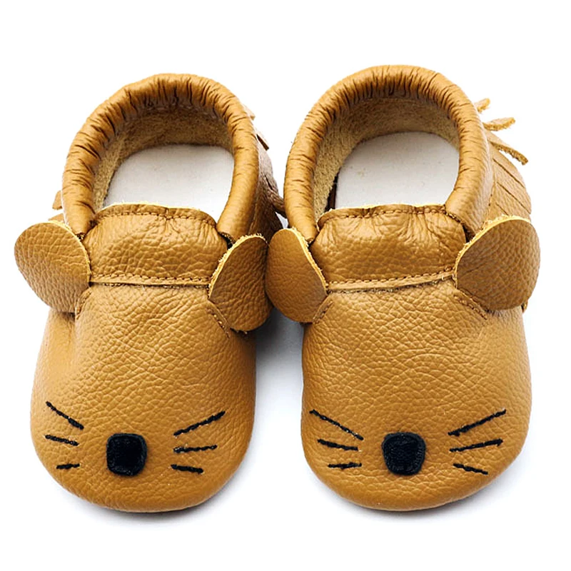 Baby Shoes genuine cow leather soft sole bebe newborn booties babies Boys Girls Infant toddler Moccasins Slippers First Walkers