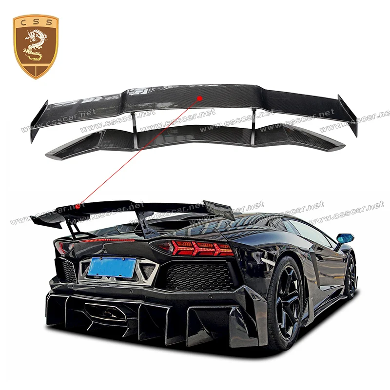 

Carbon Fiber Rear Trunk Spoiler Lip Wings Case for Lamborghini Aventador LP700 720 2011-2019 DMC Car Race Styling