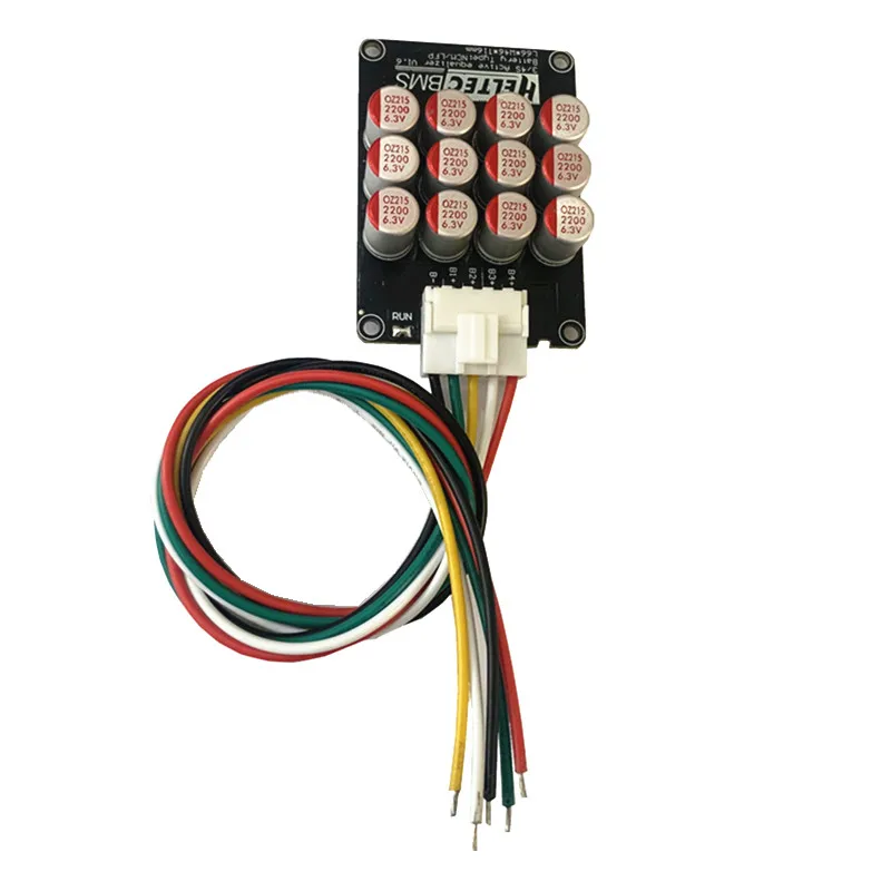 Heltec 3S 4S 5A Actieve Balancer Condensator Actieve Equalizer Lifepo4 Lithium Lipo Siliconen Kabel RV1-8 Koper Neus Wire connector