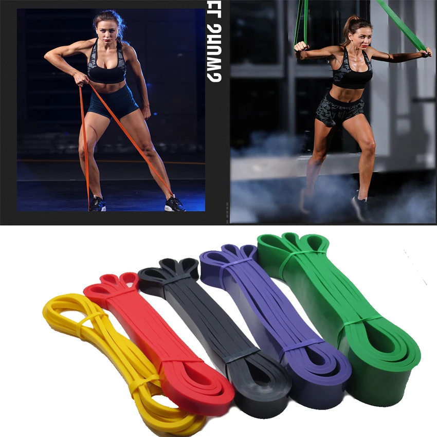 Yoga elastic band fitness men and women buttock resistance band strength training tension band pull up auxiliary belt