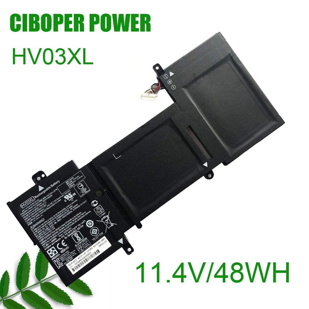 

CiboperPower Original Quality Laptop Battery HV03XL 11.4V 48WH For X360 310 G2 K12 HSTNN-LB7B TPN-W112 818418-421 817184-005