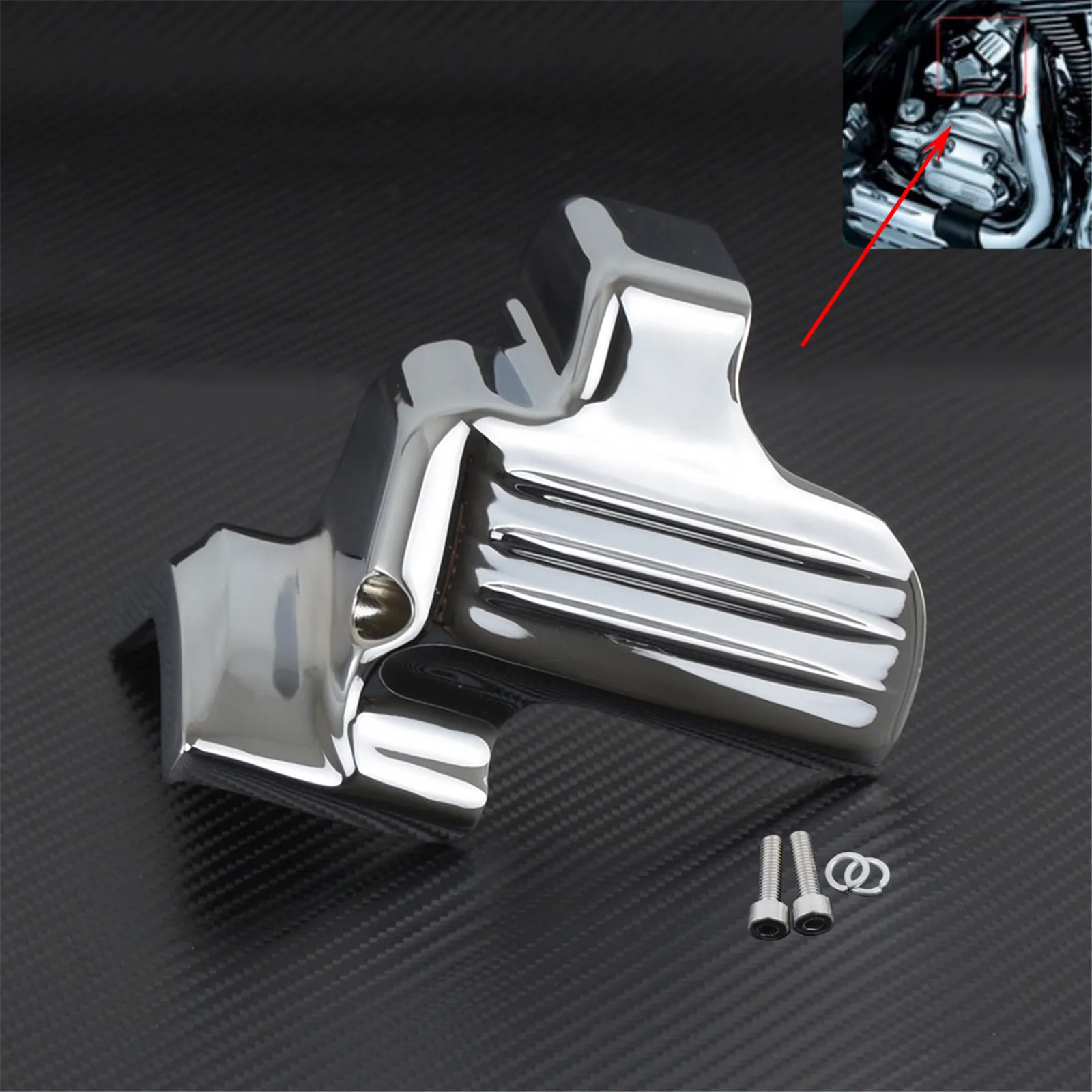 Motorcycle Rear Cylinder Base Cover Side Cover Starter Cover Chrome/ Black For Harley Touring Electra Road Glide FLHT FLHR Dyna